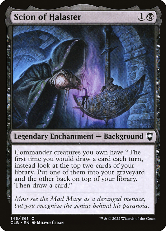 Scion of Halaster (CLB-145) - Commander Legends: Battle for Baldur's Gate - Premium MTG Single from Wizards of the Coast - Just $0.08! Shop now at Game Crave Tournament Store