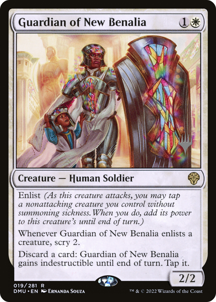 Guardian of New Benalia (PDMU-19P) - Dominaria United Promos - Premium MTG Single from Wizards of the Coast - Just $0.09! Shop now at Game Crave Tournament Store