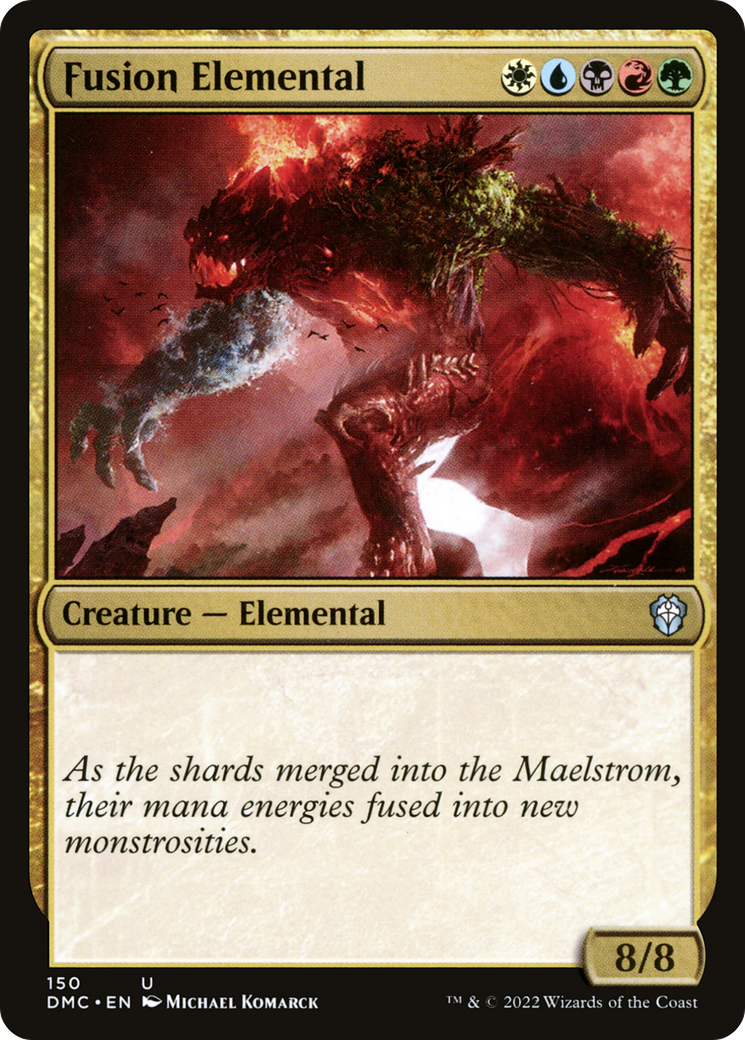 Fusion Elemental (DMC-150) - Dominaria United Commander - Premium MTG Single from Wizards of the Coast - Just $0.08! Shop now at Game Crave Tournament Store