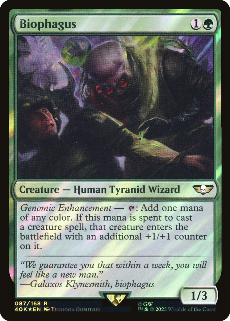 Biophagus (40K-87★) - Warhammer 40,000 Commander Foil - Premium MTG Single from Wizards of the Coast - Just $6.68! Shop now at Game Crave Tournament Store
