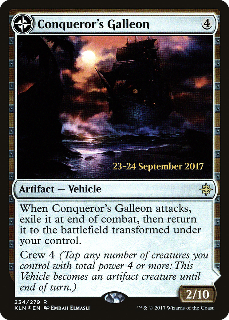 Conqueror's Galleon // Conqueror's Foothold (PXLN-234S) - Ixalan Promos: (compasslanddfc) Foil - Premium MTG Single from Wizards of the Coast - Just $0.72! Shop now at Game Crave Tournament Store
