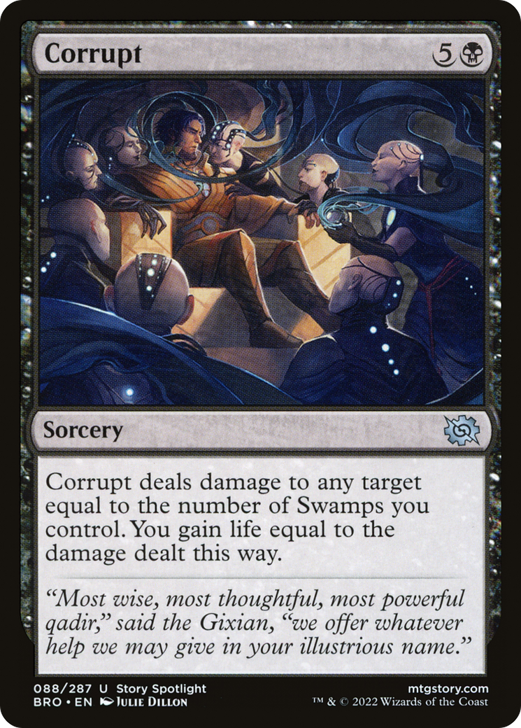 Corrupt (BRO-088) - The Brothers' War - Premium MTG Single from Wizards of the Coast - Just $0.08! Shop now at Game Crave Tournament Store