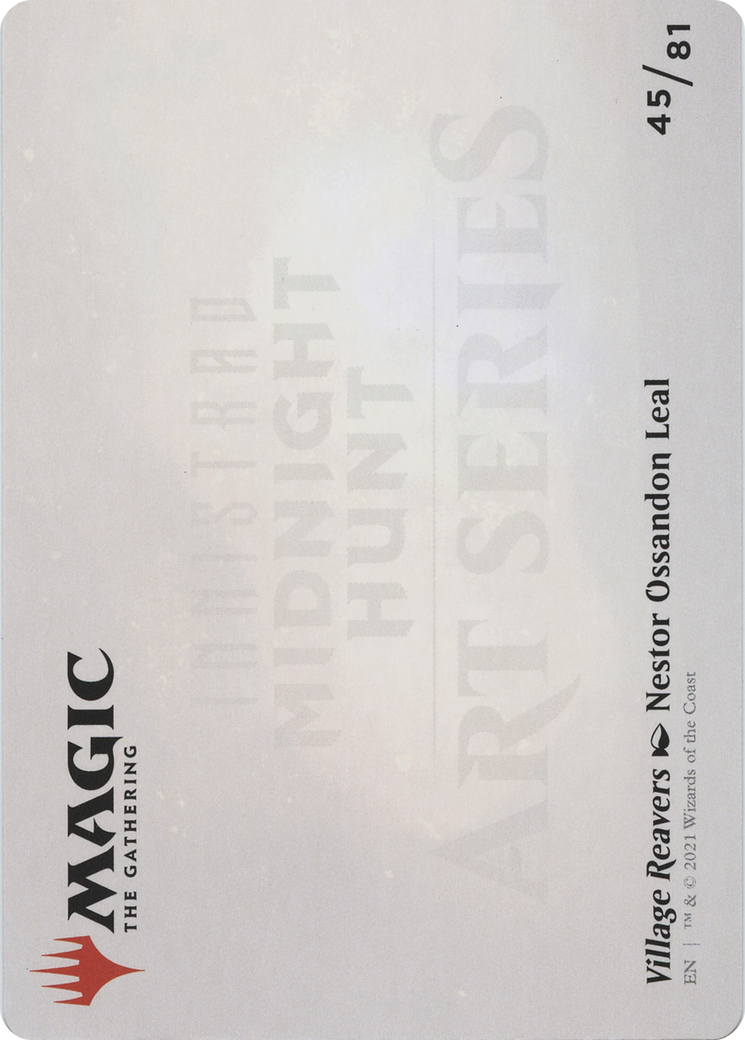 Village Reavers // Village Reavers (AMID-045) - Midnight Hunt Art Series (Borderless) - Premium MTG Single from Wizards of the Coast - Just $0! Shop now at Game Crave Tournament Store