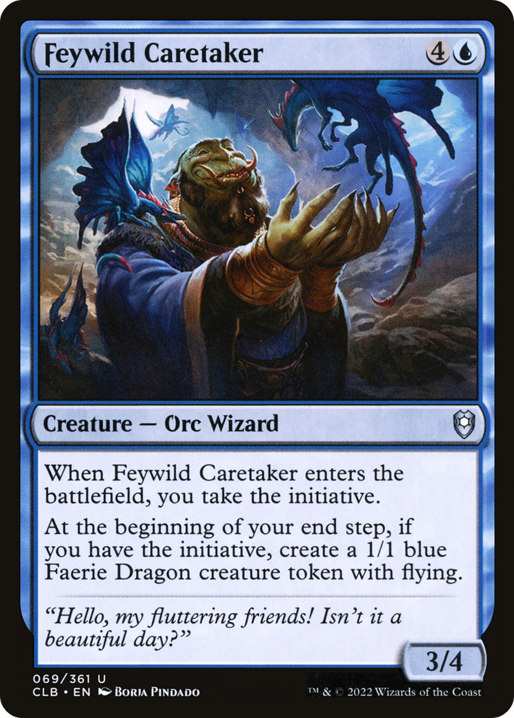 Feywild Caretaker (CLB-069) - Commander Legends: Battle for Baldur's Gate Foil - Premium MTG Single from Wizards of the Coast - Just $0.08! Shop now at Game Crave Tournament Store