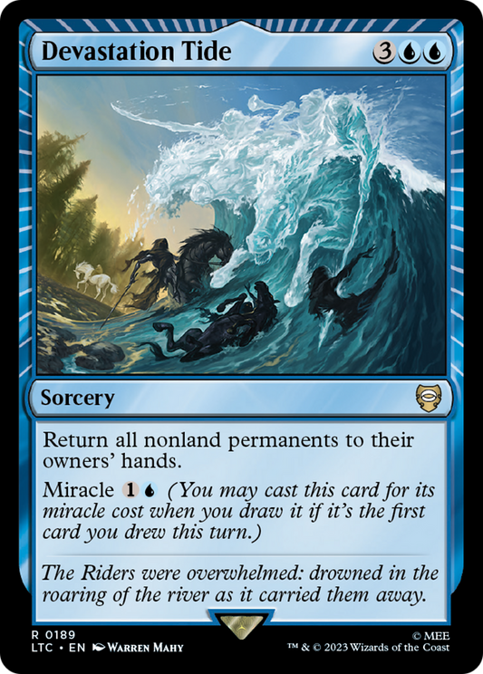 Devastation Tide (LTC-189) - Tales of Middle-earth Commander - Premium MTG Single from Wizards of the Coast - Just $0.08! Shop now at Game Crave Tournament Store