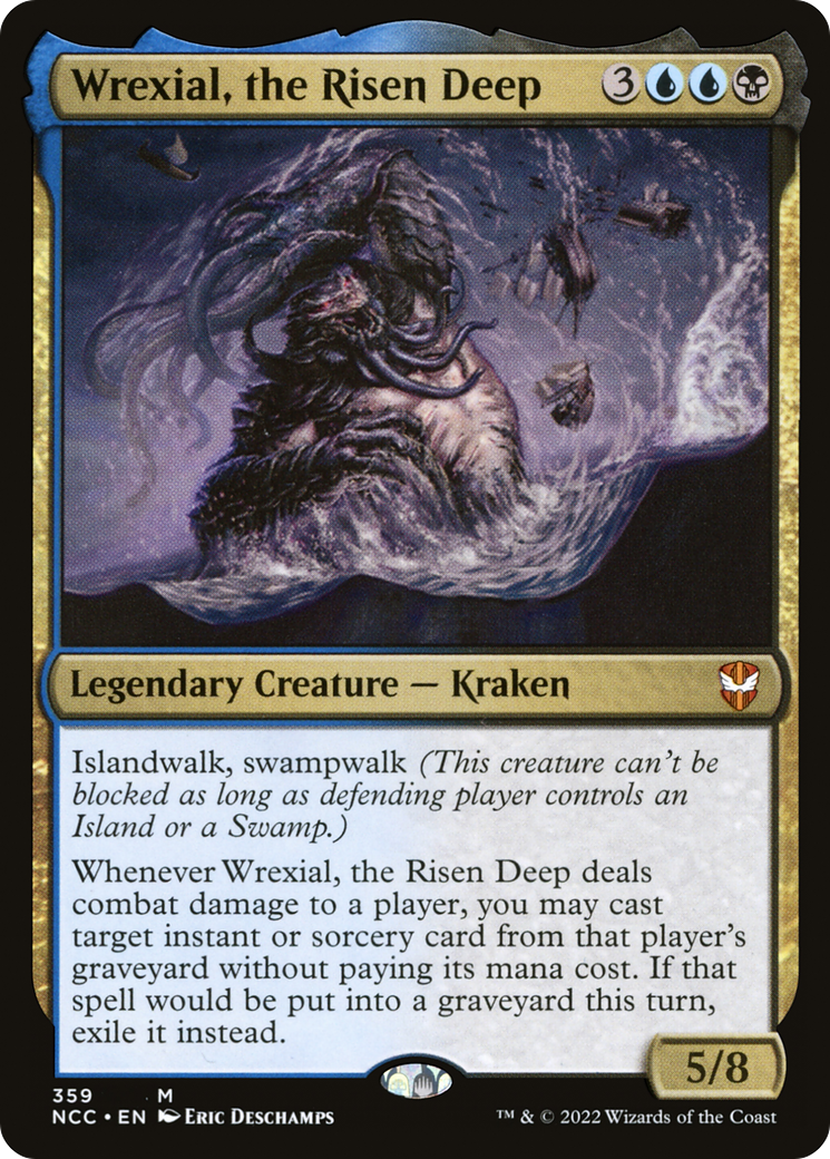 Wrexial, the Risen Deep (NCC-359) - New Capenna Commander - Premium MTG Single from Wizards of the Coast - Just $0.28! Shop now at Game Crave Tournament Store