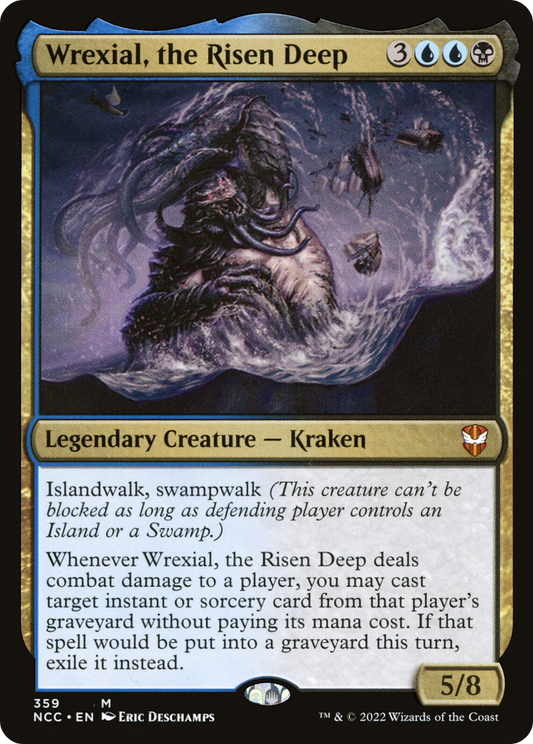Wrexial, the Risen Deep (NCC-359) - New Capenna Commander - Premium MTG Single from Wizards of the Coast - Just $0.28! Shop now at Game Crave Tournament Store