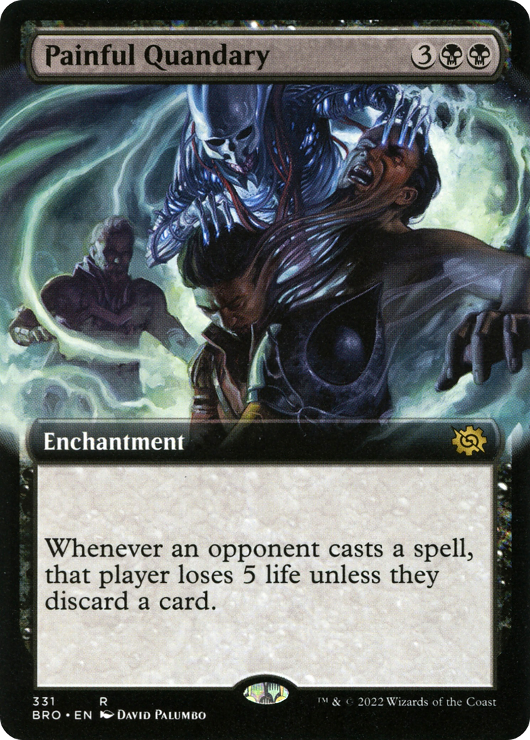 Painful Quandary (BRO-331) - The Brothers' War: (Extended Art) - Premium MTG Single from Wizards of the Coast - Just $0.50! Shop now at Game Crave Tournament Store