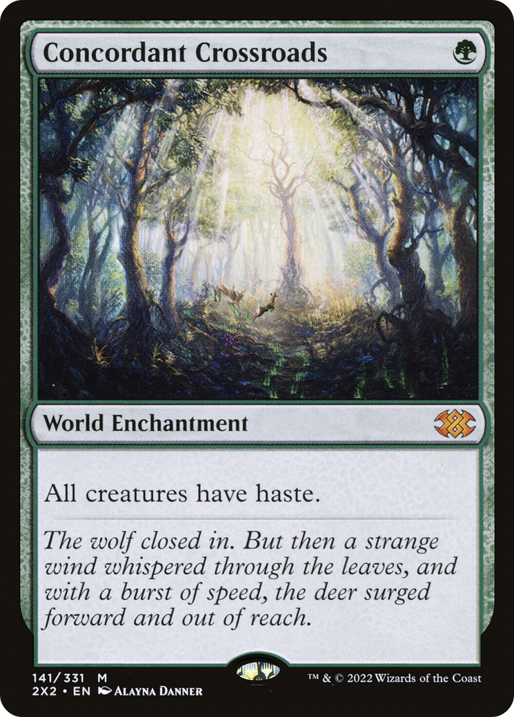 Concordant Crossroads (2X2-141) - Double Masters 2022 - Premium MTG Single from Wizards of the Coast - Just $4.56! Shop now at Game Crave Tournament Store