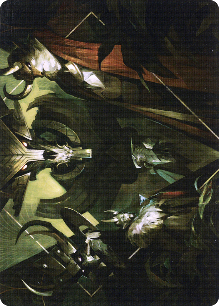 Meeting of the Five // Meeting of the Five (ASNC-030) - New Capenna Art Series (Borderless) Foil - Premium MTG Single from Wizards of the Coast - Just $0! Shop now at Game Crave Tournament Store