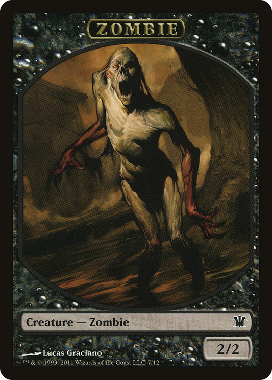 Zombie (TISD-007) - Innistrad Tokens - Premium MTG Single from Wizards of the Coast - Just $0.25! Shop now at Game Crave Tournament Store