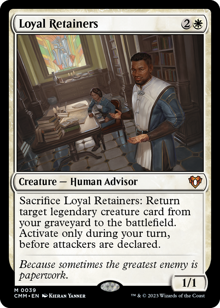 Loyal Retainers (CMM-039) - Commander Masters Foil - Premium MTG Single from Wizards of the Coast - Just $1.66! Shop now at Game Crave Tournament Store