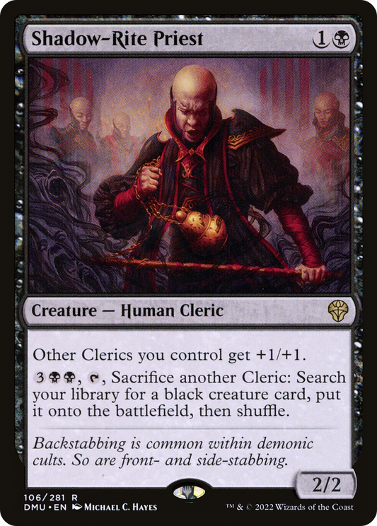 Shadow-Rite Priest (DMU-106) - Dominaria United - Premium MTG Single from Wizards of the Coast - Just $0.08! Shop now at Game Crave Tournament Store