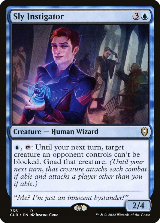 Sly Instigator (CLB-736) - Commander Legends: Battle for Baldur's Gate - Premium MTG Single from Wizards of the Coast - Just $0.25! Shop now at Game Crave Tournament Store