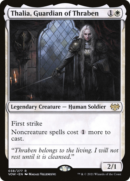 Thalia, Guardian of Thraben (VOW-038) - Innistrad: Crimson Vow - Premium MTG Single from Wizards of the Coast - Just $0.09! Shop now at Game Crave Tournament Store