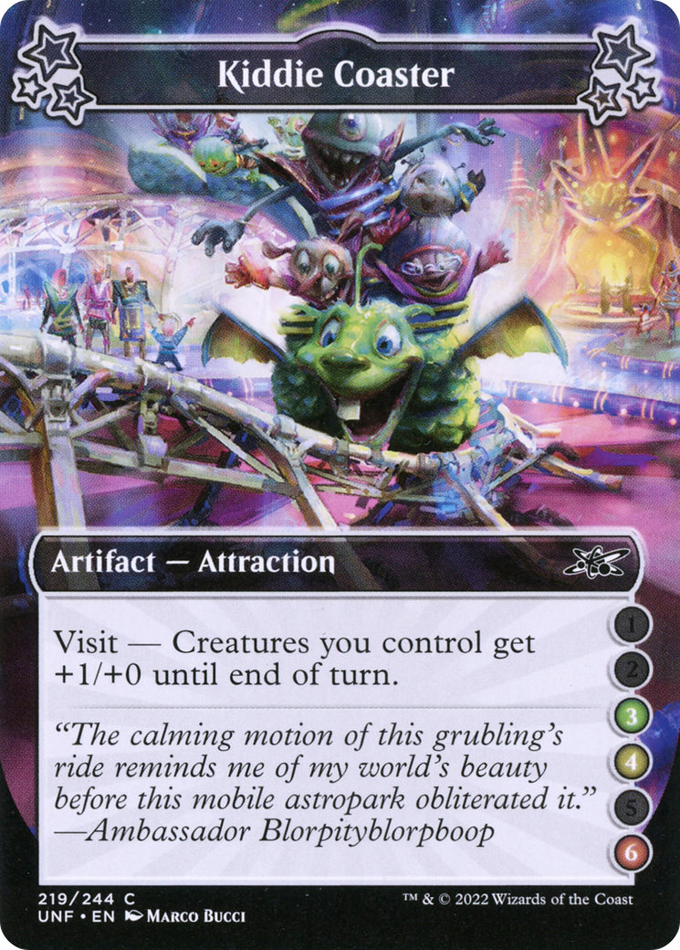 Kiddie Coaster (UNF-219D) - Unfinity Foil - Premium MTG Single from Wizards of the Coast - Just $0.08! Shop now at Game Crave Tournament Store