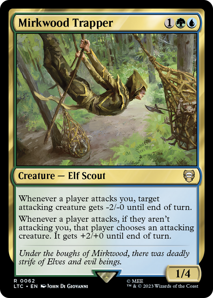 Mirkwood Trapper (LTC-062) - Tales of Middle-earth Commander - Premium MTG Single from Wizards of the Coast - Just $0.08! Shop now at Game Crave Tournament Store