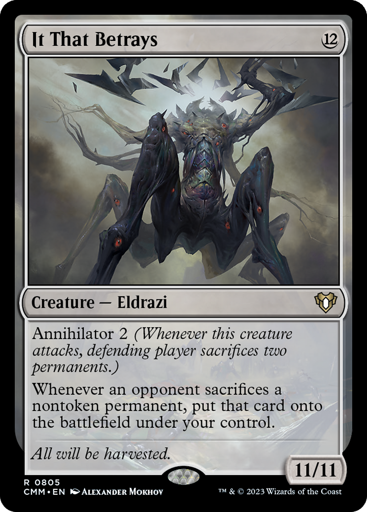 It That Betrays (CMM-805) - Commander Masters - Premium MTG Single from Wizards of the Coast - Just $2.50! Shop now at Game Crave Tournament Store