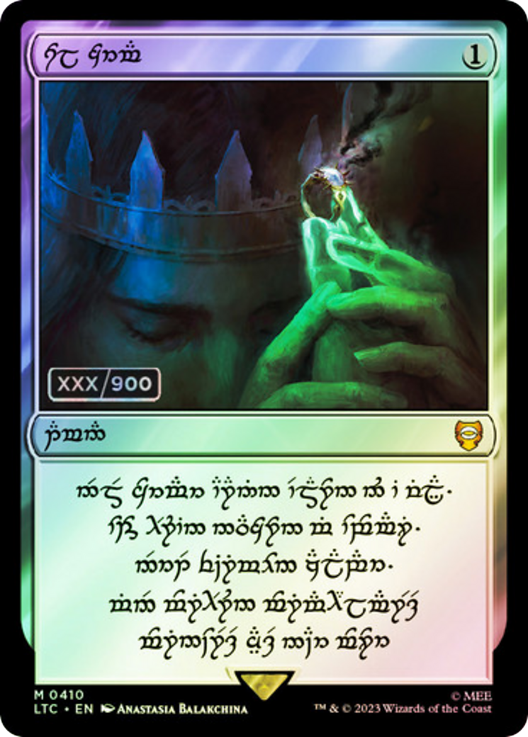 Sol Ring (LTC-410Z) - Tales of Middle-earth Commander Foil - Premium MTG Single from Wizards of the Coast - Just $324.66! Shop now at Game Crave Tournament Store