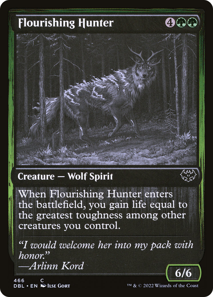 Flourishing Hunter (DBL-466) - Innistrad: Double Feature - Premium MTG Single from Wizards of the Coast - Just $0.08! Shop now at Game Crave Tournament Store
