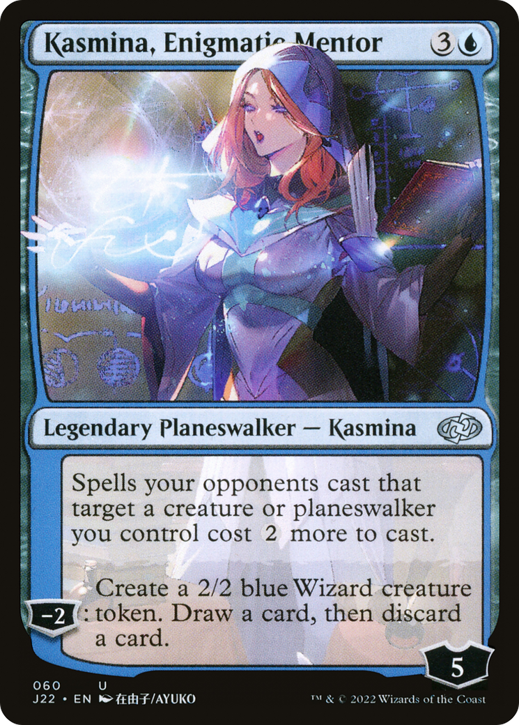 Kasmina, Enigmatic Mentor (J22-060) - Jumpstart 2022 - Premium MTG Single from Wizards of the Coast - Just $0.11! Shop now at Game Crave Tournament Store