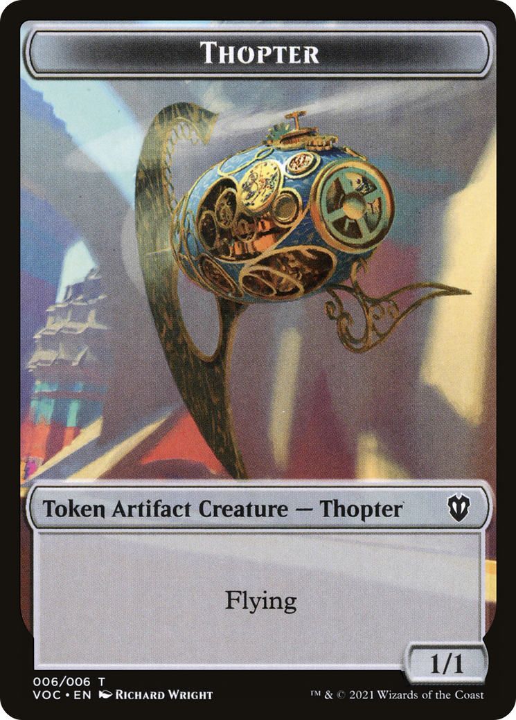 Thopter (TVOC-006) - Crimson Vow Commander Tokens - Premium MTG Single from Wizards of the Coast - Just $0! Shop now at Game Crave Tournament Store