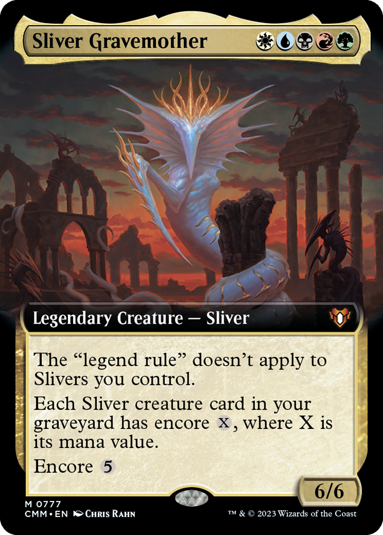Sliver Gravemother (CMM-777) - Commander Masters: (Extended Art) - Premium MTG Single from Wizards of the Coast - Just $2.85! Shop now at Game Crave Tournament Store