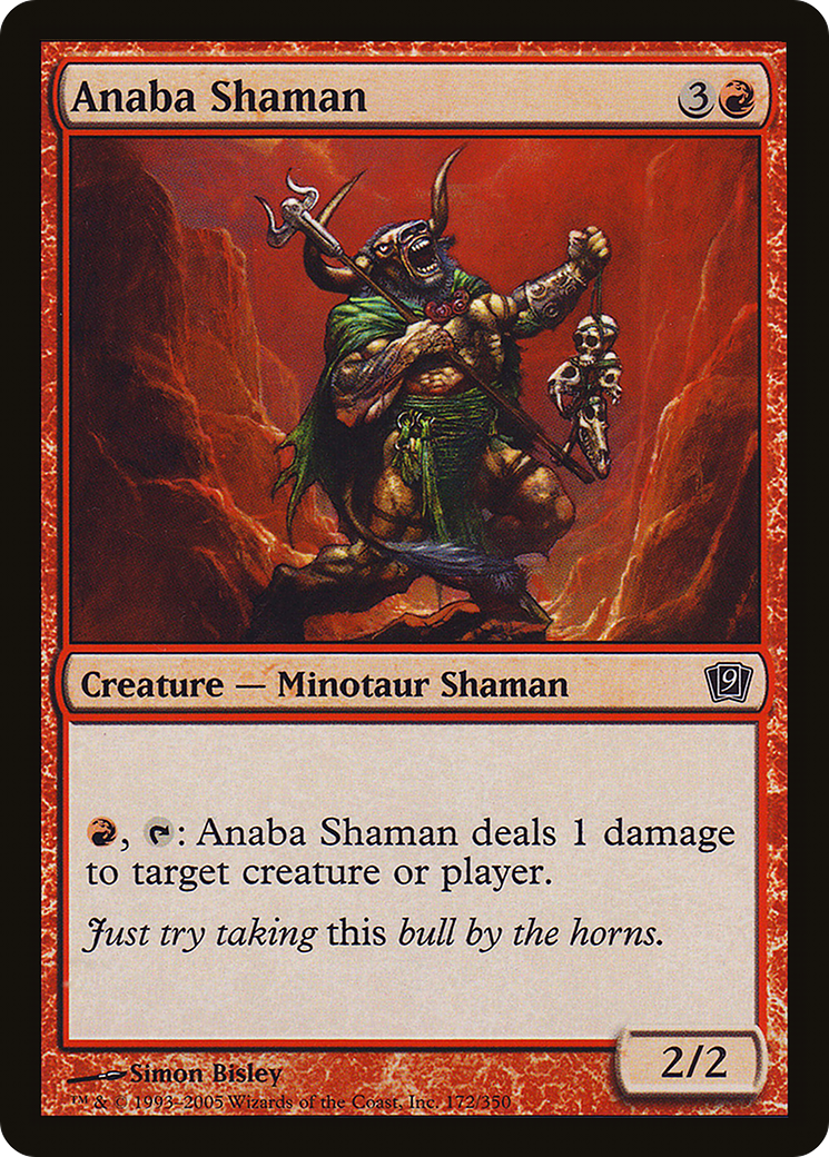 Anaba Shaman (9ED-172★) - Ninth Edition Foil - Premium MTG Single from Wizards of the Coast - Just $2.34! Shop now at Game Crave Tournament Store