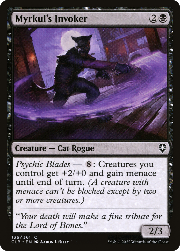 Myrkul's Invoker (CLB-136) - Commander Legends: Battle for Baldur's Gate Foil - Premium MTG Single from Wizards of the Coast - Just $0.08! Shop now at Game Crave Tournament Store