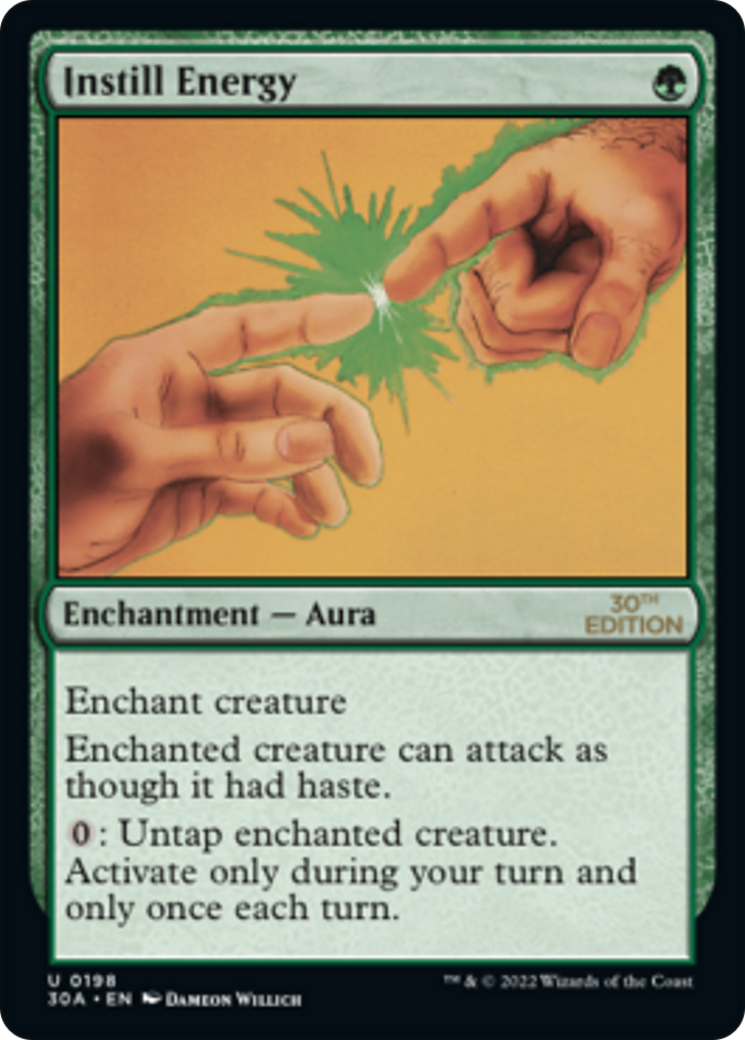 Instill Energy (30A-198) - 30th Anniversary Edition - Premium MTG Single from Wizards of the Coast - Just $2.29! Shop now at Game Crave Tournament Store