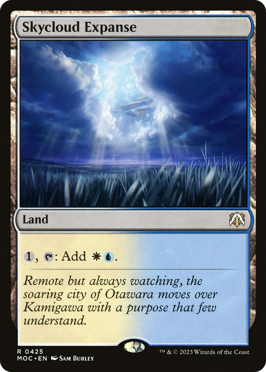 Skycloud Expanse (MOC-425) - March of the Machine Commander - Premium MTG Single from Wizards of the Coast - Just $0.08! Shop now at Game Crave Tournament Store