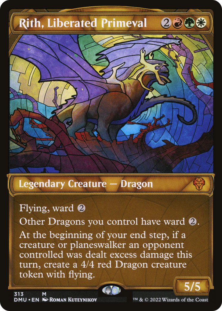 Rith, Liberated Primeval (DMU-313) - Dominaria United: (Showcase) - Premium MTG Single from Wizards of the Coast - Just $1.85! Shop now at Game Crave Tournament Store