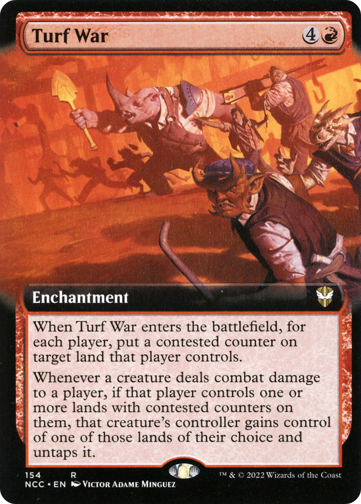 Turf War (NCC-154) - New Capenna Commander: (Extended Art) - Premium MTG Single from Wizards of the Coast - Just $0.08! Shop now at Game Crave Tournament Store