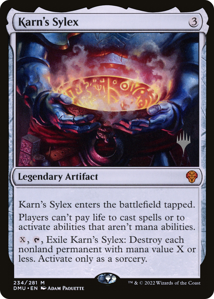Karn's Sylex (PDMU-234P) - Dominaria United Promos Foil - Premium MTG Single from Wizards of the Coast - Just $0.69! Shop now at Game Crave Tournament Store
