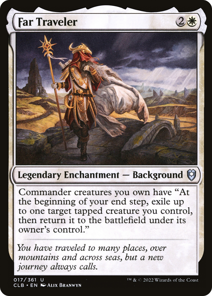 Far Traveler (CLB-017) - Commander Legends: Battle for Baldur's Gate - Premium MTG Single from Wizards of the Coast - Just $0.25! Shop now at Game Crave Tournament Store