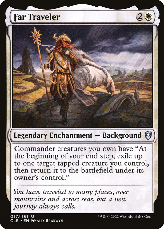Far Traveler (CLB-017) - Commander Legends: Battle for Baldur's Gate - Premium MTG Single from Wizards of the Coast - Just $0.25! Shop now at Game Crave Tournament Store