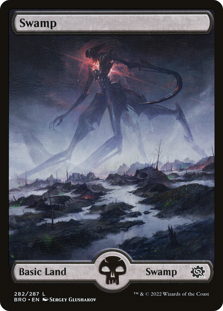 Swamp (BRO-282) - The Brothers' War Foil - Premium MTG Single from Wizards of the Coast - Just $0.13! Shop now at Game Crave Tournament Store