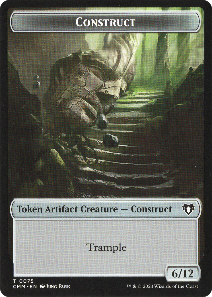 Construct (TCMM-075) - Commander Masters Tokens Foil - Premium MTG Single from Wizards of the Coast - Just $0! Shop now at Game Crave Tournament Store