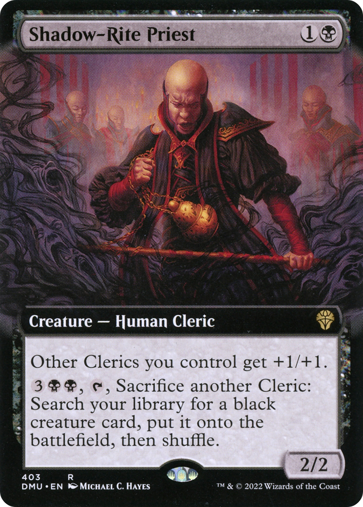 Shadow-Rite Priest (DMU-403) - Dominaria United: (Extended Art) - Premium MTG Single from Wizards of the Coast - Just $0.08! Shop now at Game Crave Tournament Store