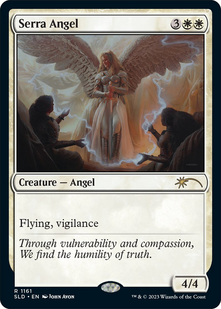 Serra Angel (SLD-1161) - Secret Lair Drop Foil - Premium MTG Single from Wizards of the Coast - Just $0.28! Shop now at Game Crave Tournament Store