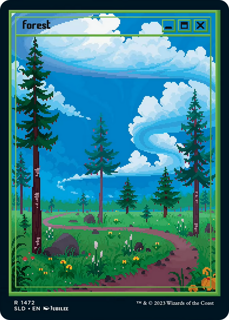 Forest (SLD-1472) - Secret Lair Drop - Premium MTG Single from Wizards of the Coast - Just $3.49! Shop now at Game Crave Tournament Store