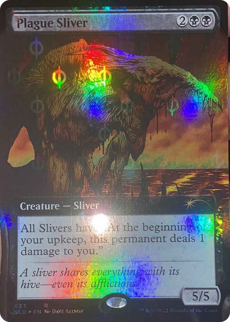 Plague Sliver (SLD-633Φ) - Secret Lair Drop: (Extended Art) Foil - Premium MTG Single from Wizards of the Coast - Just $1.54! Shop now at Game Crave Tournament Store