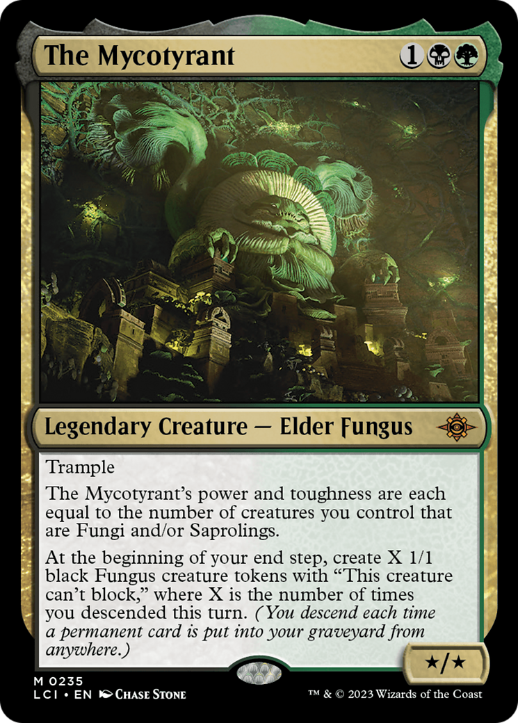 The Mycotyrant (LCI-235) - The Lost Caverns of Ixalan Foil - Premium MTG Single from Wizards of the Coast - Just $0.91! Shop now at Game Crave Tournament Store