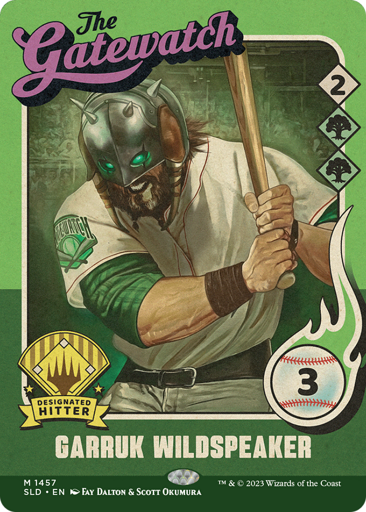 Garruk Wildspeaker // Garruk Wildspeaker (SLD-1457) - Secret Lair Drop: (Full Art) (Borderless) - Premium MTG Single from Wizards of the Coast - Just $4.80! Shop now at Game Crave Tournament Store