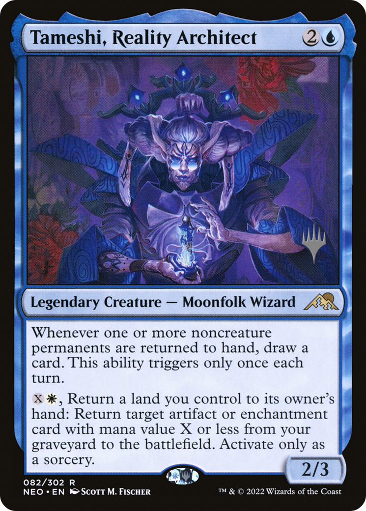 Tameshi, Reality Architect (PNEO-82P) - Kamigawa: Neon Dynasty Promos - Premium MTG Single from Wizards of the Coast - Just $0.43! Shop now at Game Crave Tournament Store