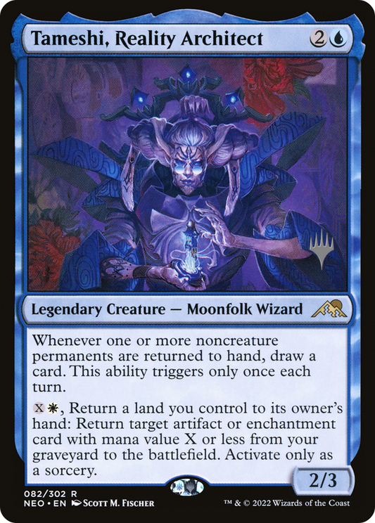 Tameshi, Reality Architect (PNEO-82P) - Kamigawa: Neon Dynasty Promos - Premium MTG Single from Wizards of the Coast - Just $0.43! Shop now at Game Crave Tournament Store