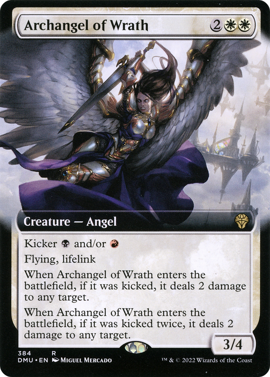 Archangel of Wrath (DMU-384) - Dominaria United: (Extended Art) Foil - Premium MTG Single from Wizards of the Coast - Just $0.13! Shop now at Game Crave Tournament Store