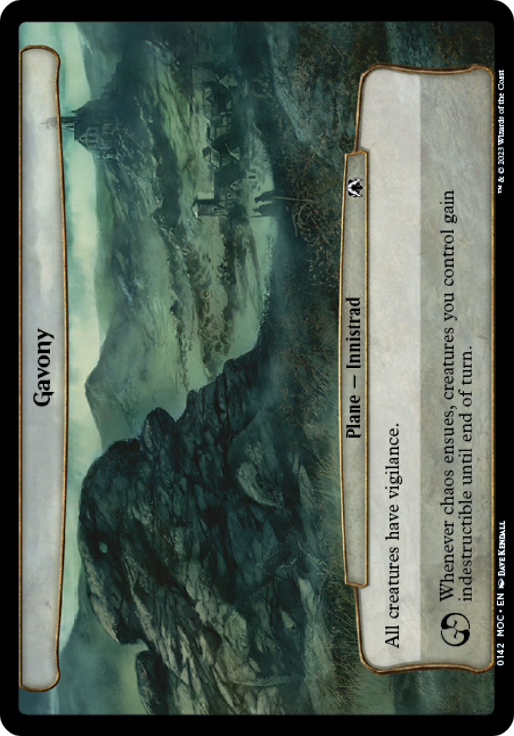 Gavony (MOC-142) - March of the Machine Commander - Premium MTG Single from Wizards of the Coast - Just $0.08! Shop now at Game Crave Tournament Store