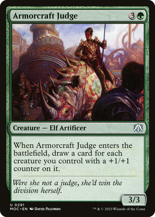 Armorcraft Judge (MOC-291) - March of the Machine Commander - Premium MTG Single from Wizards of the Coast - Just $0.08! Shop now at Game Crave Tournament Store