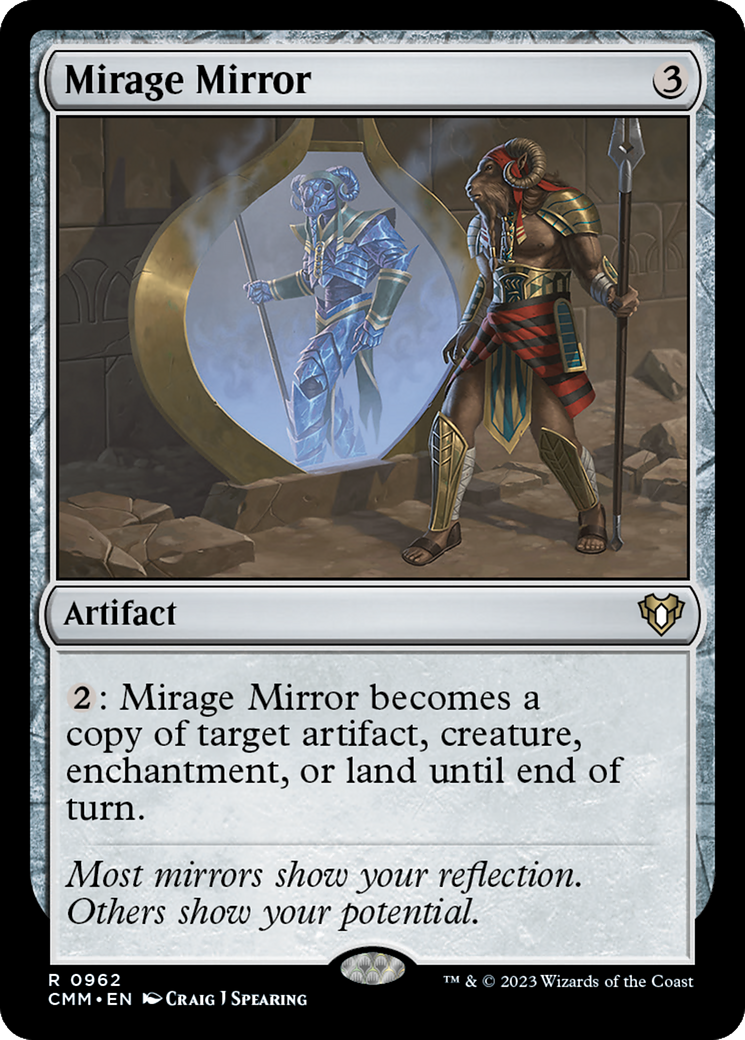 Mirage Mirror (CMM-962) - Commander Masters - Premium MTG Single from Wizards of the Coast - Just $0.45! Shop now at Game Crave Tournament Store
